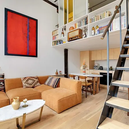 Beautiful Duplex 1br-2p - Belleville Paris