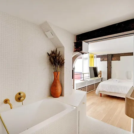 Beautiful Duplex 1br-2p - Belleville Paris
